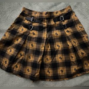 Harry Potter Hufflepuff Hot Topic Mini Skirt